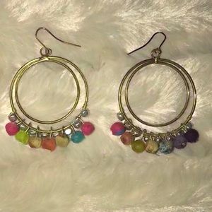 ☀️Noonday Collection Market Hoop Earrings